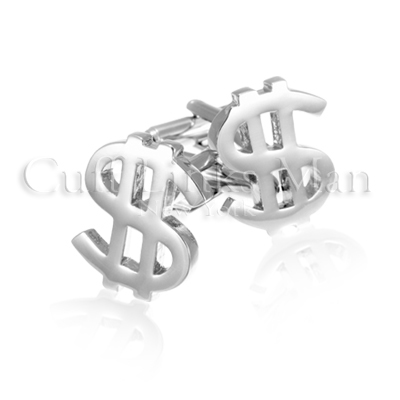 Silver Dollar Cuff Links: Nothing says wealth and power like these carefully polished silver cuff links, they are perfect to project that million dollar look most people go for.
