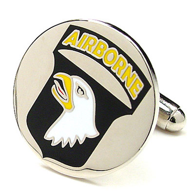 Airborne Cufflinks: For those who love the freedom flying provides there is a unique set of cufflinks designed to send out a message of quality and indomitable spirit.