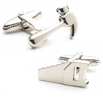Hammer and Saw Cufflinks: These are one-of-a-kind cufflinks which are beautifully crafted to provide a high level of elegance and professionalism to those who work in fields related to Engineering.