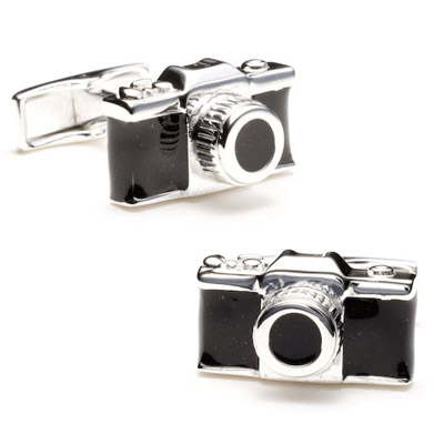 Photographers Sterling Camera Cufflinks