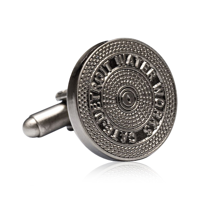 http://site.cufflinksman.com/images/cuffs/CLI-1523_Detroit_Manhole_Cover_Cufflinks_1.jpg
