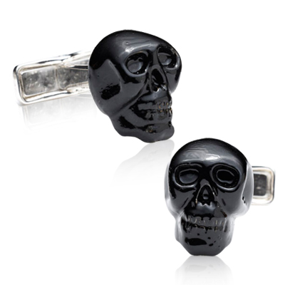http://site.cufflinksman.com/images/cuffs/CLI-2396_Hand_Painted_Black_Skull_Cufflinks_1.jpg