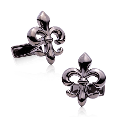 Gunmetal Fleur di Lis Cufflinks http://site.cufflinksman.com/images/cuffs/CLI-2403_Gunmetal_Fleur_di_Lis_Cufflinks_1.jpg