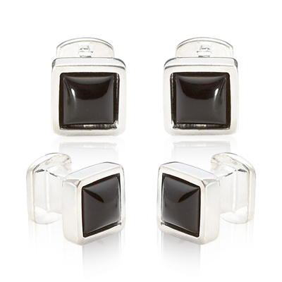 Onyx Cabochan Studs http://site.cufflinksman.com/images/cuffs/CLI-2477_Onyx_Cabochan_Studs_1.jpg